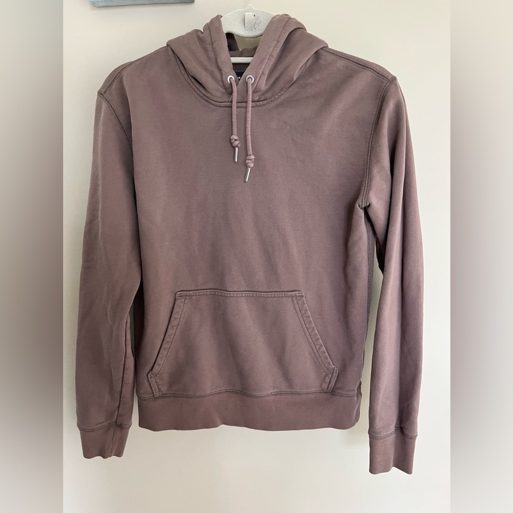 Everlane Uniform Hooded Sweatshirt Size XS Brown